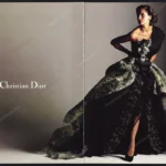 Christian Dior Haute Couture 1989 Print Ad - Daniela Ghione
