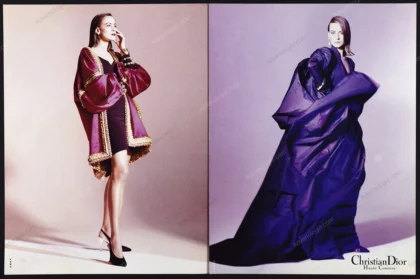 Christian Dior Haute Couture 1990 Print Ad