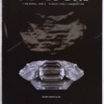 Cristal Lalique 1987 Print Ad - Couple Caviar Olga