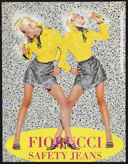 Fiorucci Safety Jeans 1996 Print Ad