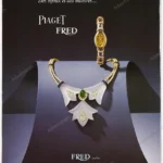 Fred Jewelry & Piaget Watches 1986 Print Ad