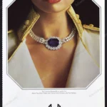 Graff Diamonds & Jewelry 1984 Print Ad - "Le Collier Burma Bleu"