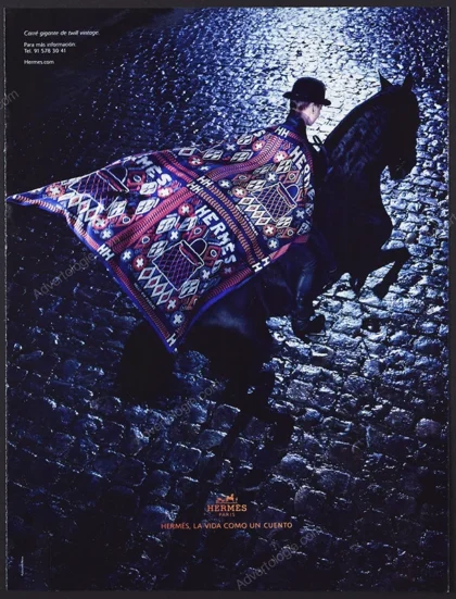 Hermès 2010 Print Ad - Constance Jablonski, Paolo Roversi