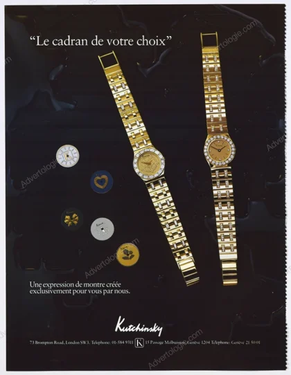 Kutchinsky Jewelry 1986 Print Ad