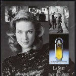 La Nuit Paco Rabanne Perfume 1987 Print Ad - Leigh Richards