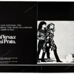 Prato Fabrics for Gianni Versace 1981 Original Print Ad - Richard Avedon