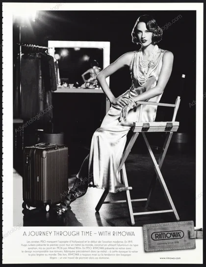 Rimowa Luggage 2015 Print Ad - Alessandra Ambrosio