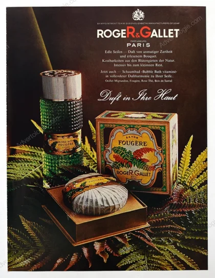 Roger & Gallet Health & Beauty 1970 Print Ad