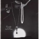 Técla Joailliers Pearls 1987 Print Ad