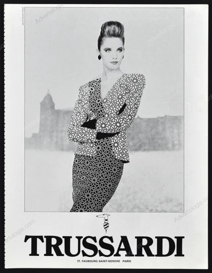Trussardi 1987 Print Ad - Giovanni Gastel