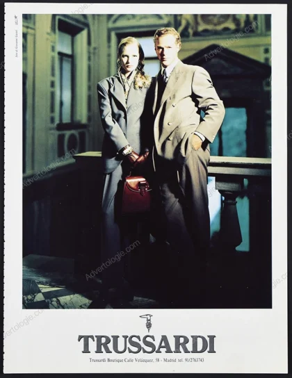 Trussardi 1989 Print Ad - Giovanni Gastel