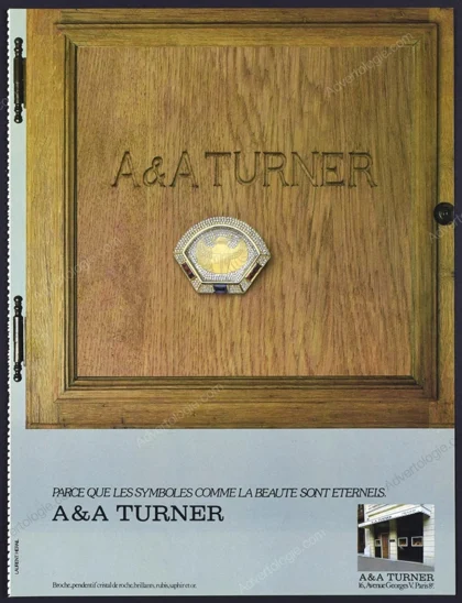 A&A Turner Jewelry 1983 Print Ad