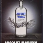 Absolut Vodka 1998 Print Ad - "Absolut Marilyn"