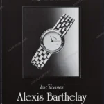 Alexis Barthelay Watches 1986 Print Ad - "Les Sloanes"