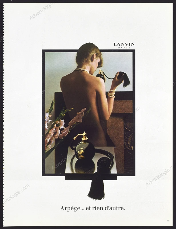 Arpège de Lanvin Perfume 1983 Print Ad