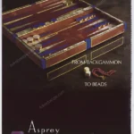 Asprey Jewelry 1982 Print Ad "From backgammon to beads"
