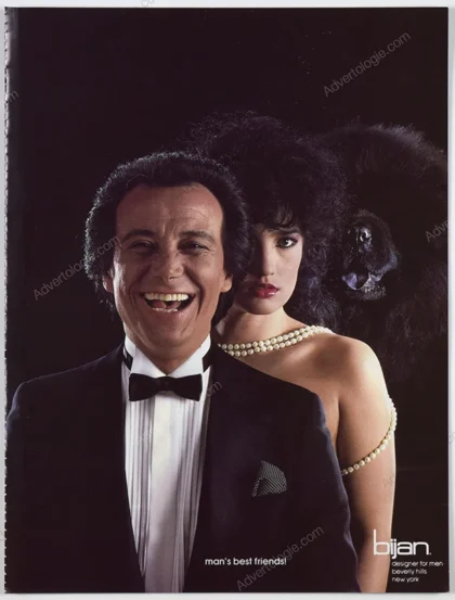 Bijan 1984 Print Ad - "Man's Best Friends"