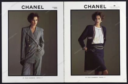 Chanel Haute Couture 1986 6-page Advertorial - Inès de La Fressange