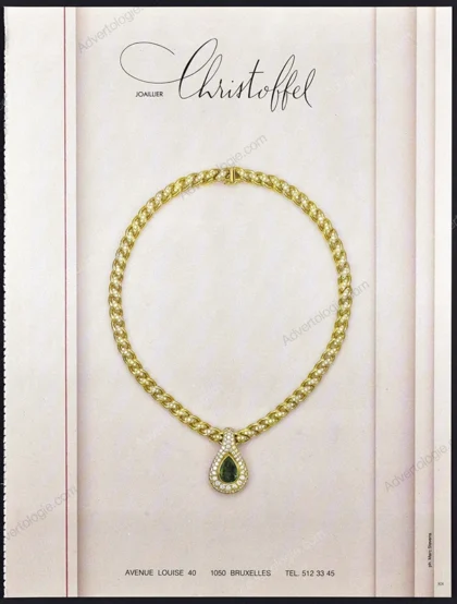Christoffel Jewelry 1983 Print Ad