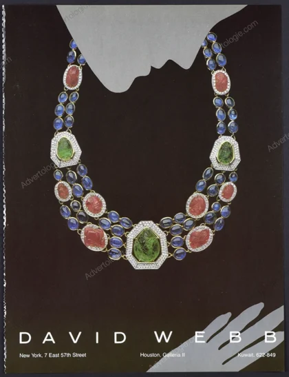 David Webb Jewelry 1984 Print Ad