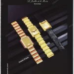 Delaneau Golden Dream Watches 1984 Print Ad