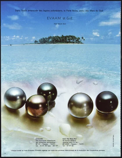 EVAAM Perles 1986 1986 Print Ad