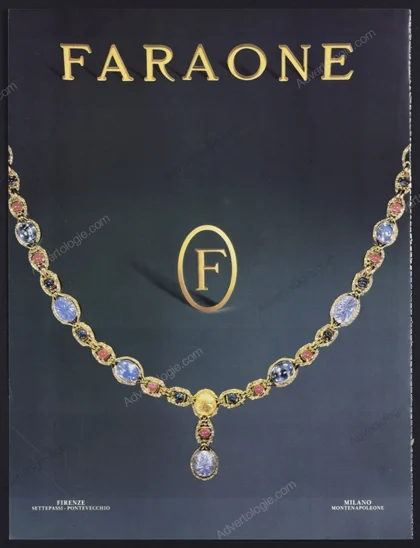 Faraone Jewelry 1983 Print Ad