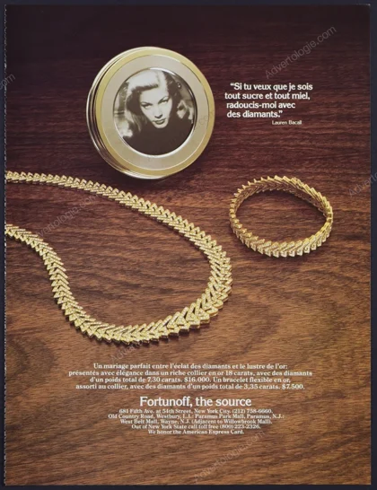 Fortunoff Jewelry 1983 Print Ad