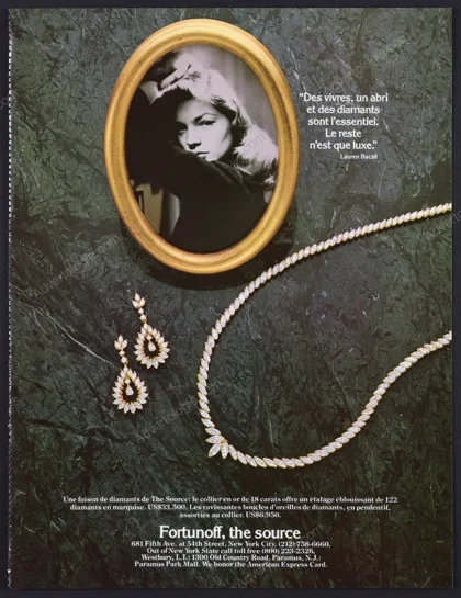 Fortunoff Jewery 1982 Print Ad