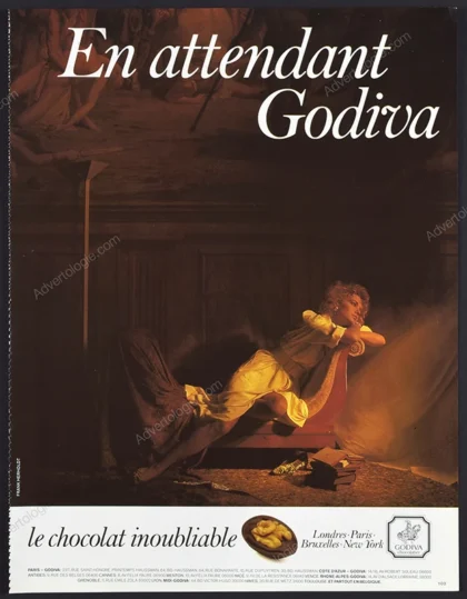 Godiva Chocolatier 1987 Print Ad