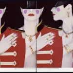 Graff Pearls & Jewelry 1983 "Royal Guard" Print Ad - Serge Lutens