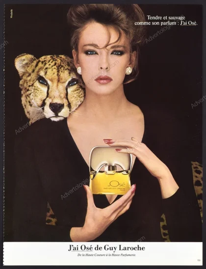 J'ai Osé de Guy Laroche Perfume 1983 Print Ad - Nina Klepp