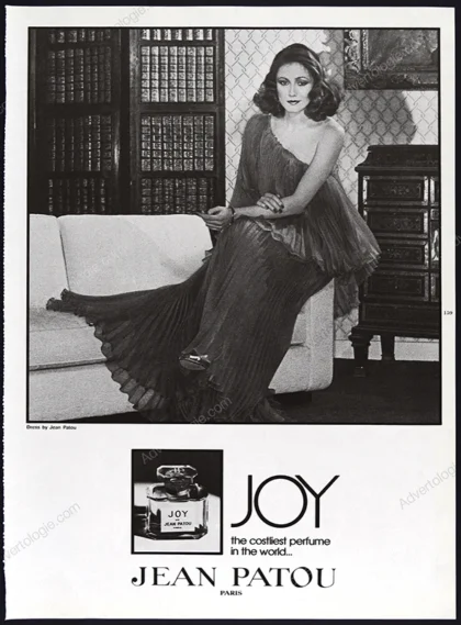 Joy Jean Patou Perfume 1979 Print Ad