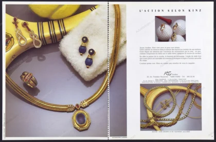 Kinz Jewelry 1984 Ad - L'Action Selon Kinz