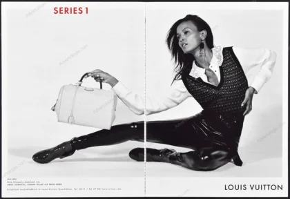 Louis Vuitton 2014 Print Ad - Liya Kebede, Bruce Weber