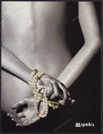 Majorica Pearls 1999 Print Ad