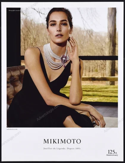 Mikimoto Pearls 2018 Print Ad - Josephine Le Tutour