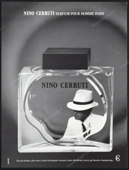 Nino Cerruti Perfume 1983 Print Ad