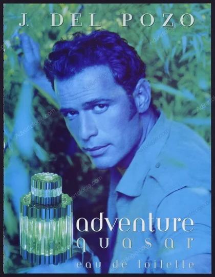 Quasar Adventure Jesus del Pozo Perfume 2000 Print Ad - Javier Vallhonrat