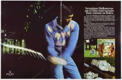 Rolex Watches 1984 Print Ad - Severiano Ballesteros