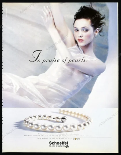 Schoeffel Pearls 1998 Print Ad
