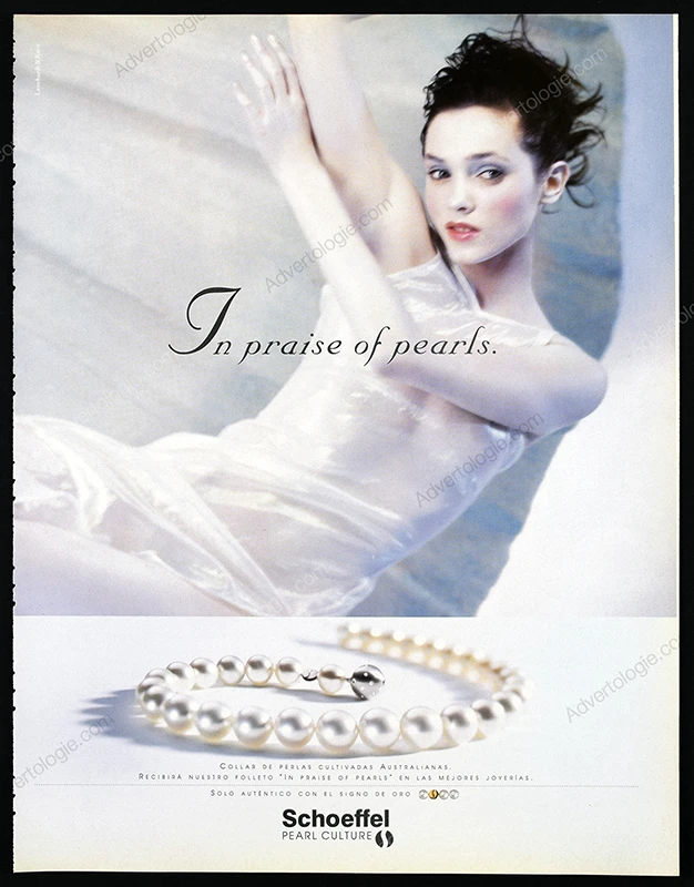 Schoeffel Pearls 1998 Print Ad