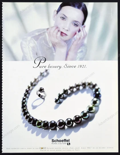 Schoeffel Pearls 1999 Print Ad