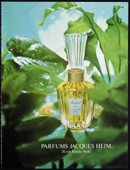Shandoah de Jacques Heim Perfume 1979 Print Ad