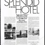 Splendid Hotel 1979 Print Ad