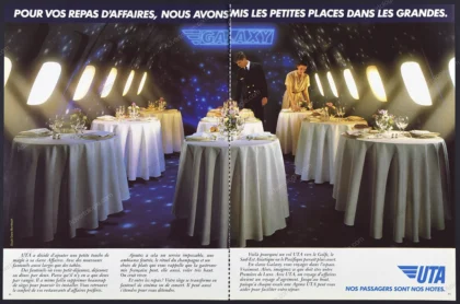UTA Airlines 1984 Print Ad