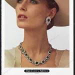 Van Cleef & Arpels Jewelry 1982 Print Ad - Maria Hansen