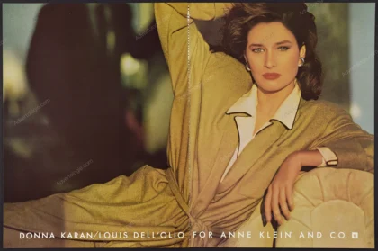 Anne Klein 1982 6-Page Print Ad - Rosemary McGrotha