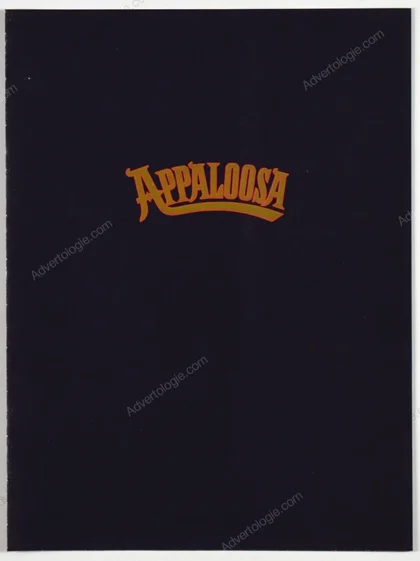 Appaloosa Jeans by Fiorucci 1987 4-Page Insert Ad - Anna Tamander