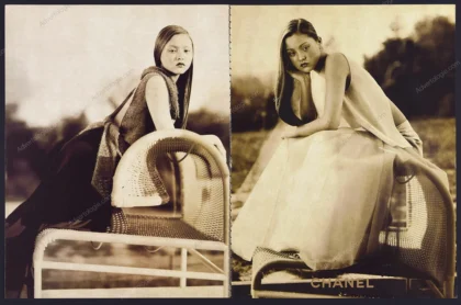 Chanel 1999 Print Ad - Devon Aoki, Karl Lagerfeld